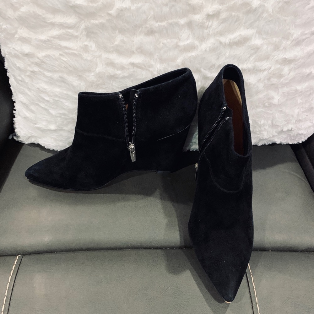 Coach wedge booties